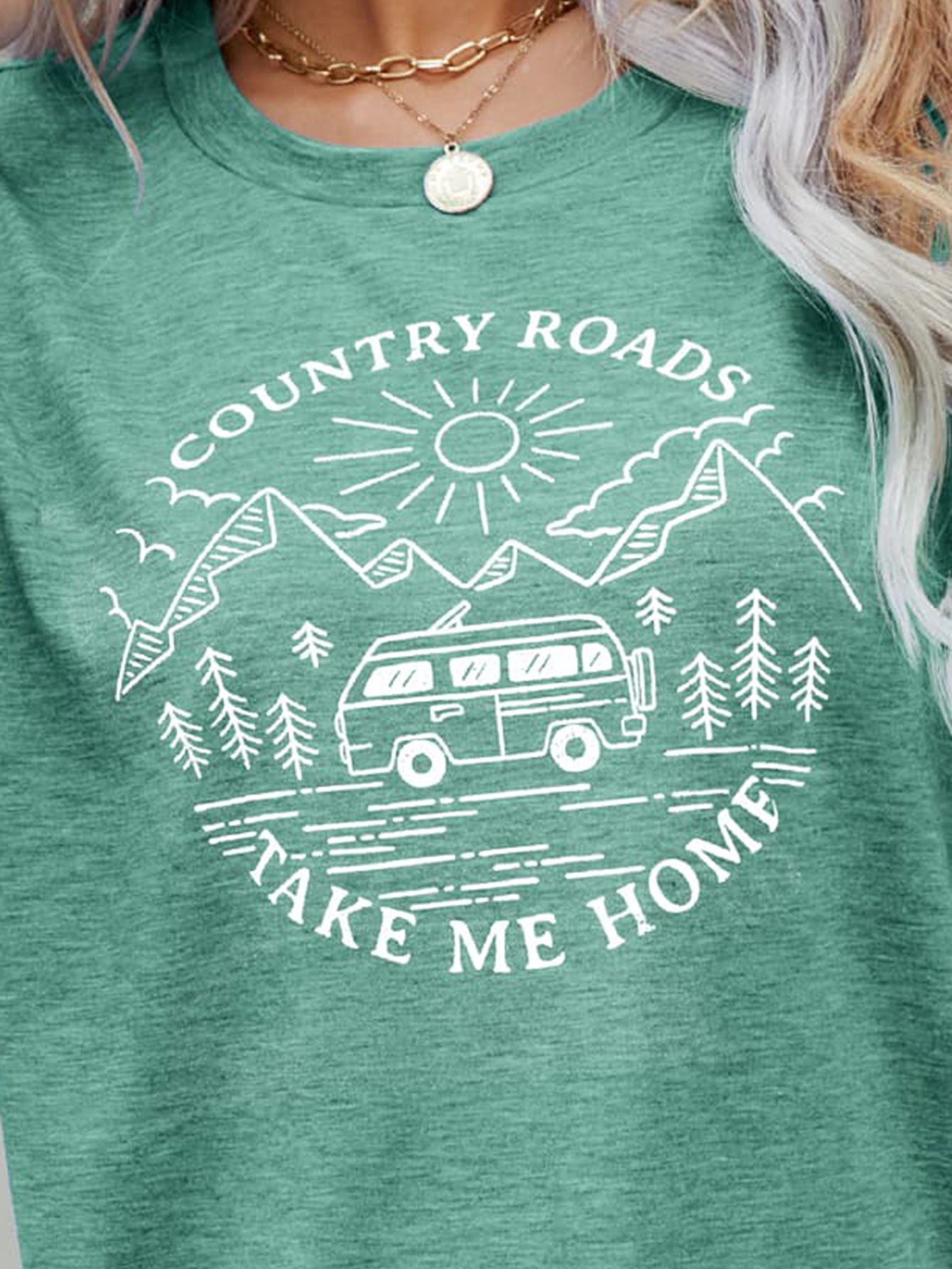 COUNTRY ROADS TAKE ME HOME Graphic Tee