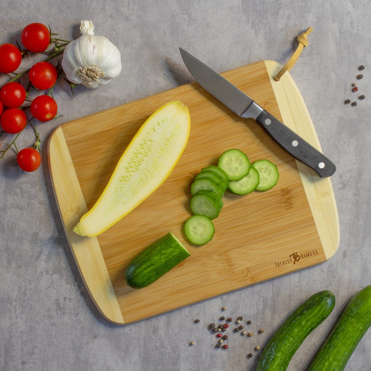 Totally Bamboo A Slice of Life Texas State Serving and Cutting Board, 11" x 8.75"