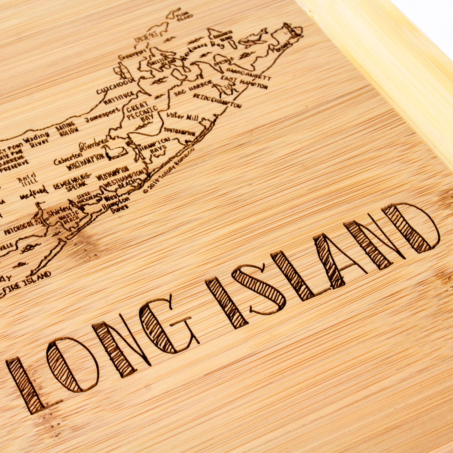 Totally Bamboo A Slice of Life Texas State Serving and Cutting Board, 11" x 8.75"